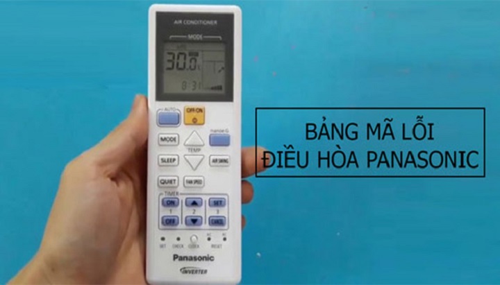 Bảng mã lỗi máy lạnh Panasonic inverter