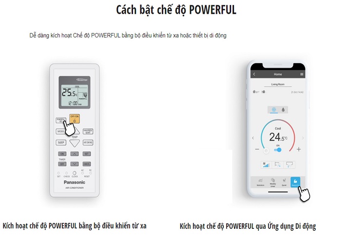 Chế độ Powerful trong điều hòa là gì? Có tốn điện không?