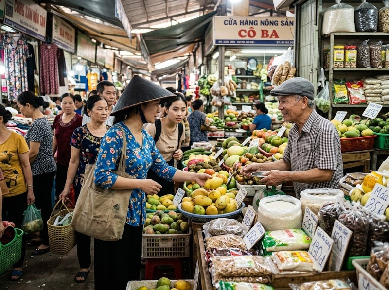 Phân loại chủ thể thị trường theo vai trò mua, bán và trung gian