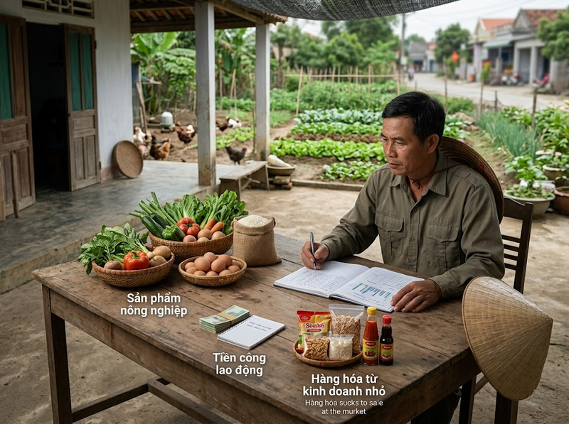 Phân tích cơ cấu thu nhập nông thôn để hiểu nguồn sống của hộ