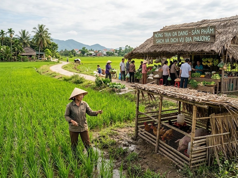 Đa dạng hóa sinh kế giúp hộ nông thôn phân tán rủi ro thế nào?