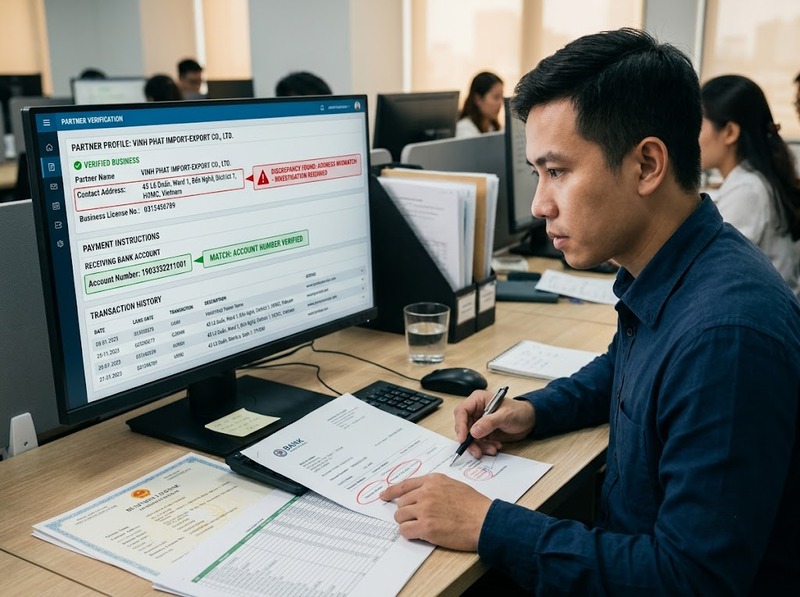 Cách đánh giá rủi ro giao dịch qua thông tin, đối tác và điều kiện thực hiện