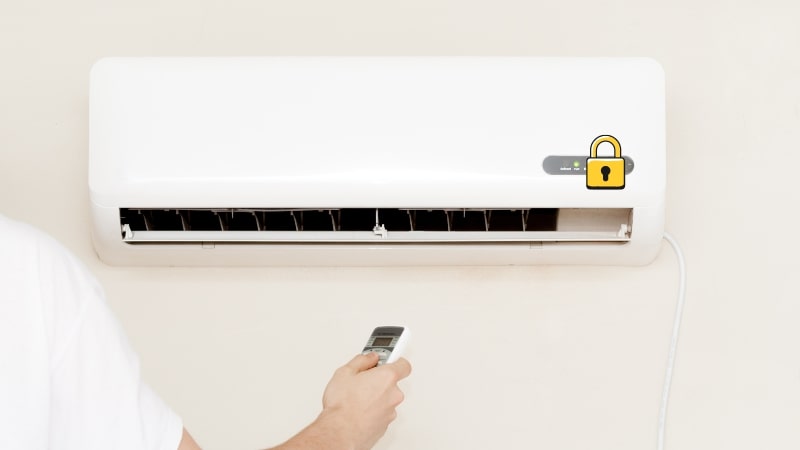 Điều hoà không hiện nhiệt độ là do đâu?
