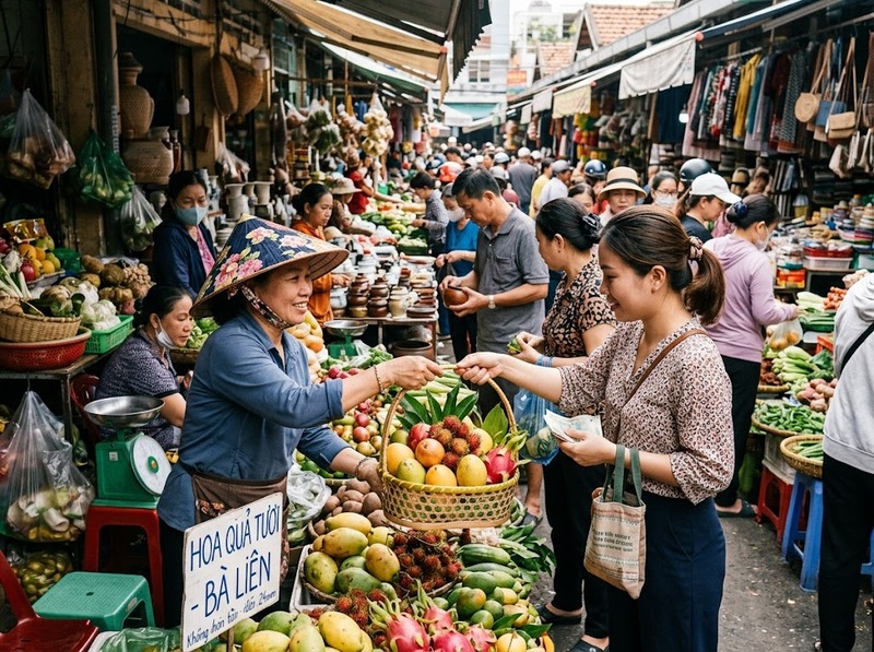 Hàng hóa trong thị trường là đối tượng trao đổi và hình thành cung cầu