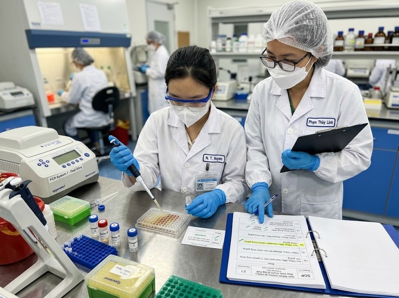 Kiểm tra quy trình khoa học qua bước thực hiện, điều kiện và dữ liệu ghi nhận