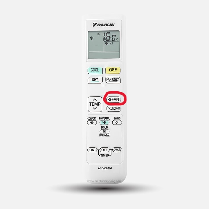 Chúng ta nên xài nút fan trên điều khiển điều hoà khi nào?