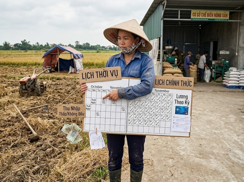 Ổn định việc làm nông thôn tác động đến thu nhập hộ ra sao?