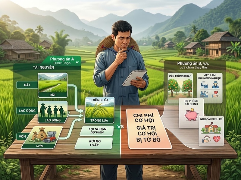 Phân bổ nguồn lực nông thôn giữa các nhu cầu và hoạt động kinh tế