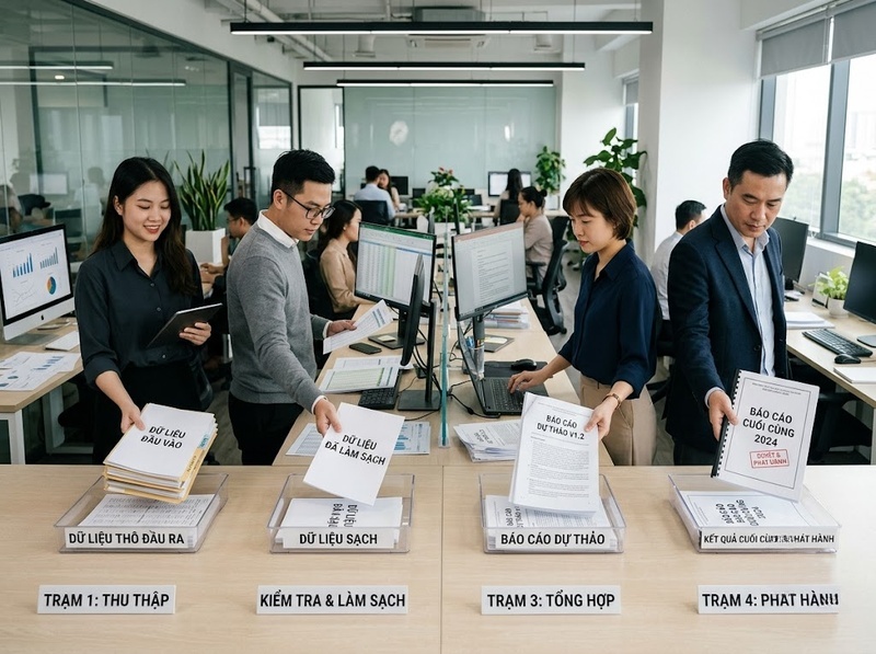Cách phân định trách nhiệm trong tổ chức theo vai trò và phạm vi công việc