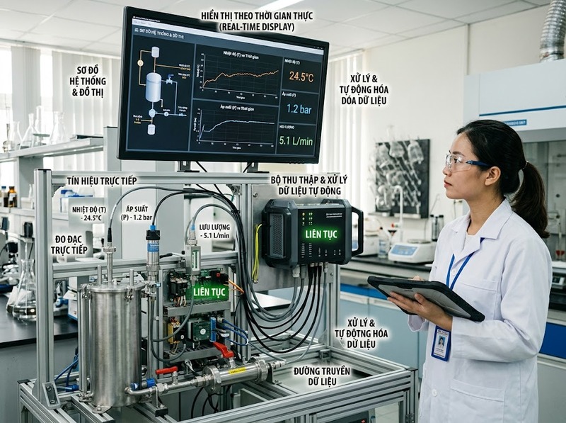 Phân loại công nghệ khoa học theo chức năng, mức tự động và cách thu thập dữ liệu