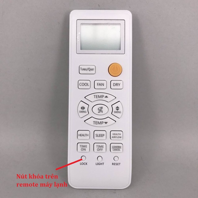 Dấu hiệu nhận biết remote máy lạnh bị khóa