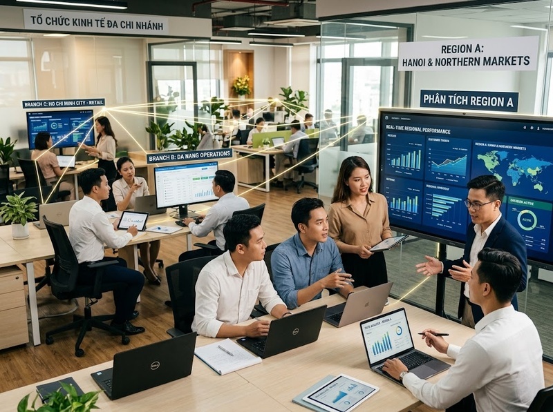 So sánh tập trung và phân quyền trong cơ cấu tổ chức kinh tế