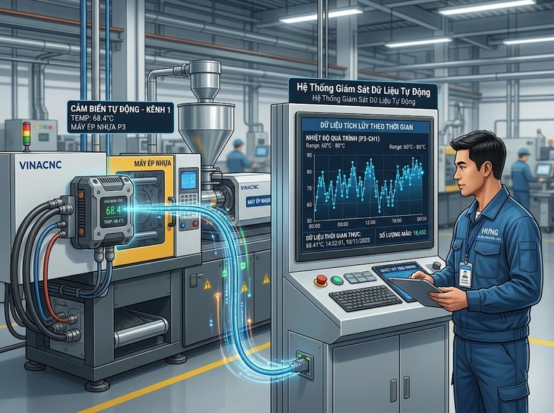 So sánh thiết bị đo cầm tay và tự động về vận hành và thu thập dữ liệu