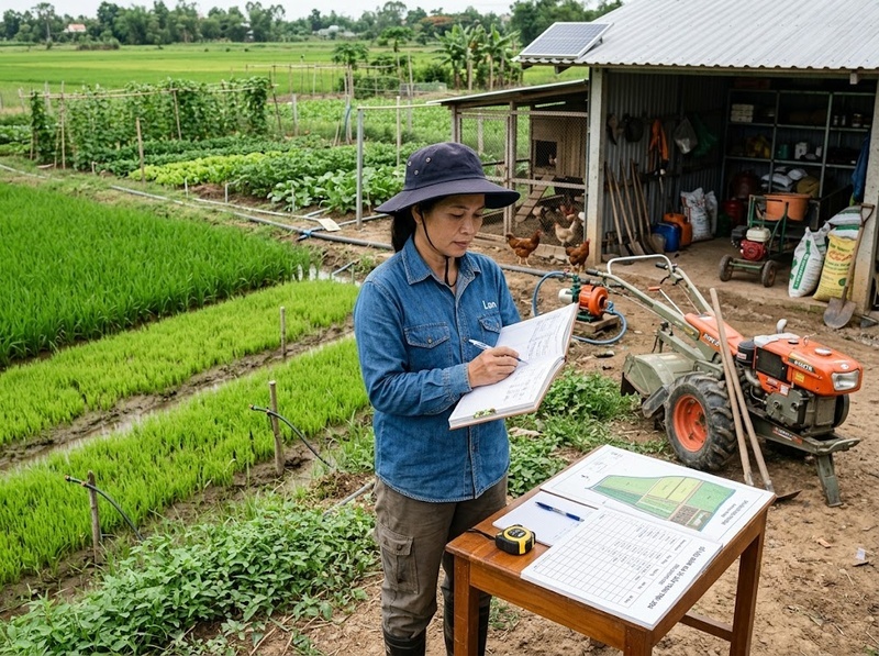 Xác định nguồn lực hộ nông thôn theo nhóm tài sản và khả năng sử dụng