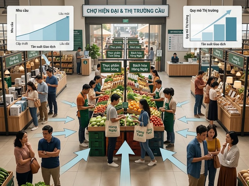 Yếu tố ảnh hưởng quy mô thị trường từ nhu cầu đến phạm vi tiếp cận