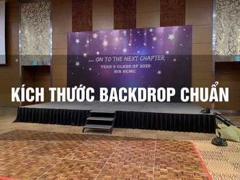 Nguyên tắc lựa chọn kích thước backdrop - Nông Thôn ngày nay