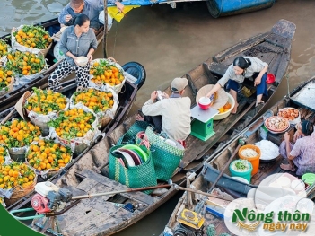 Chợ nổi là gì và nét độc đáo văn hóa sông nước miền Tây - Nông Thôn ngày nay