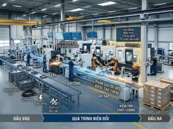 Hình thành giá trị gia tăng trong sản xuất như thế nào?