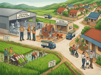 Kinh tế tư nhân nông thôn tác động đến cơ cấu thế nào?
