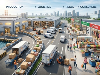 Lưu thông hàng hóa trên thị trường diễn ra như thế nào?