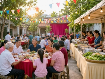 Tiệc liên hoan thôn xóm cần chuẩn bị những gì