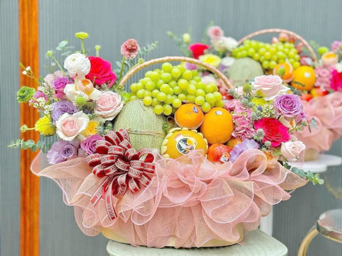 giỏ trái cây tân gia