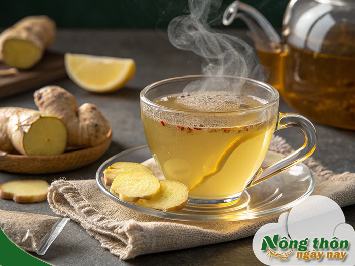 Tác dụng của trà xanh với gừng hỗ trợ tiêu hóa và giảm cân nhanh - Nông Thôn ngày nay